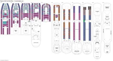 majesty of the seas deck plans|Majesty of the Seas Deck Plans .